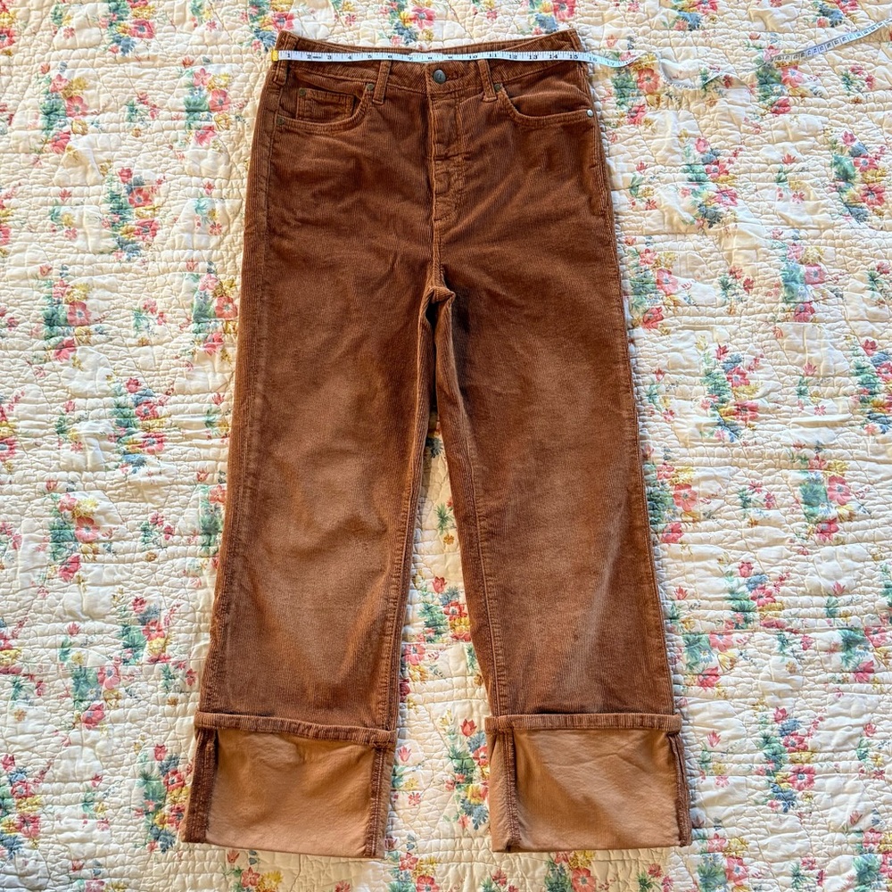 Anthropologie Pilcro Scotty Cuffed Corduroy Pants - 29 - Picture 2 of 7